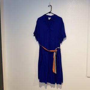 Ava & Viv Belted Shirt Dress